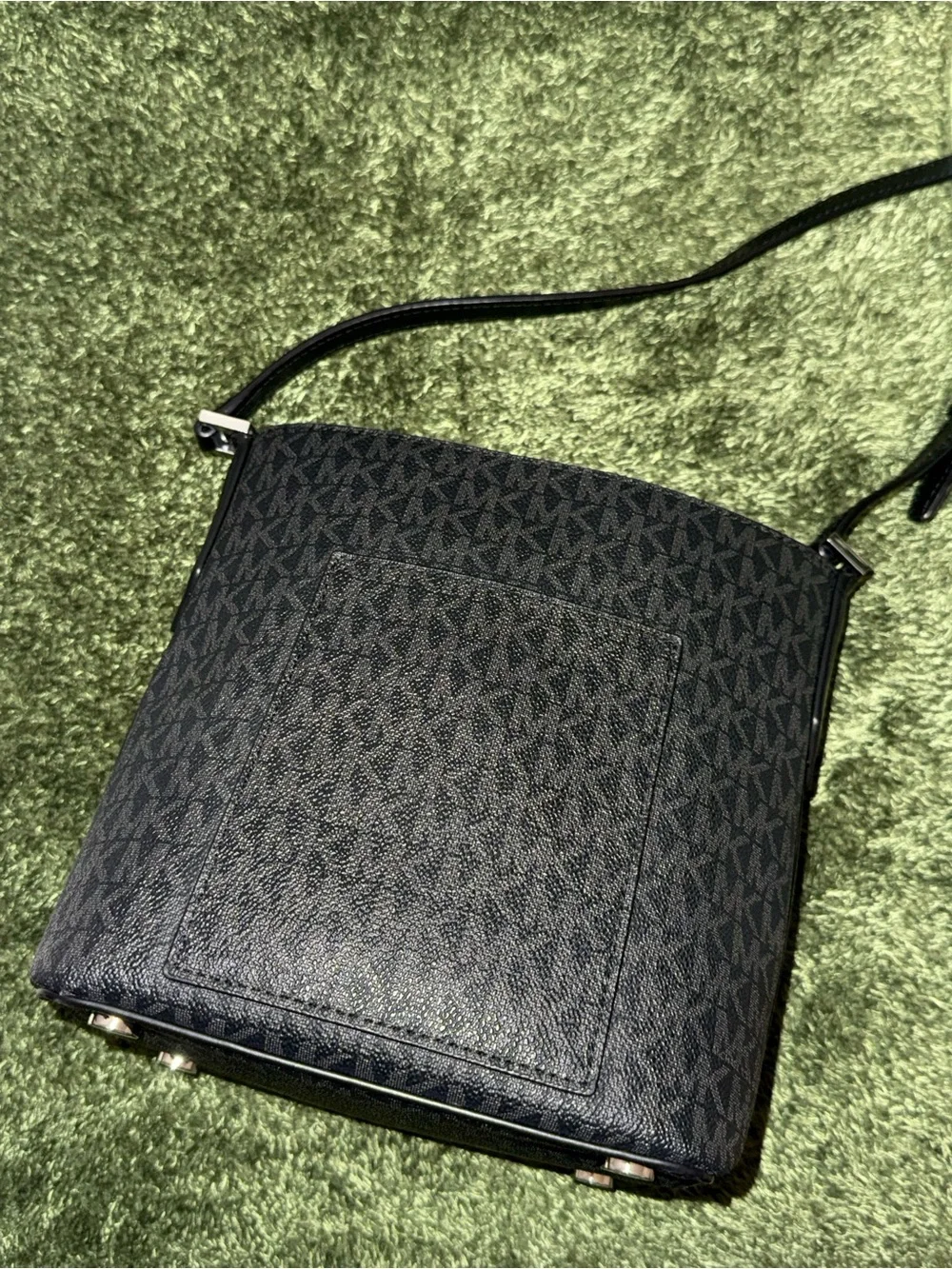Michael Kors Black Signature MK Crossbody Bag